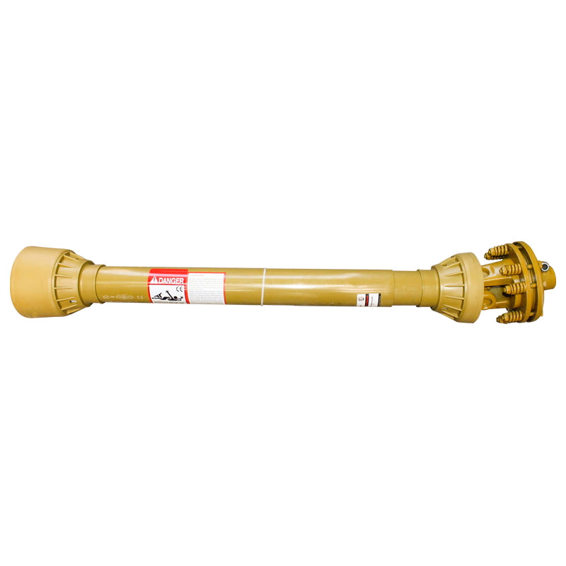 Cardan 1200 mm T5 with clutch consisting of 2 cross discs 30.2x80 (triangular pipe) 1 3/8 Z=6